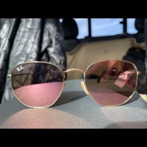 Ray-Ban Hexagonal flat lenses